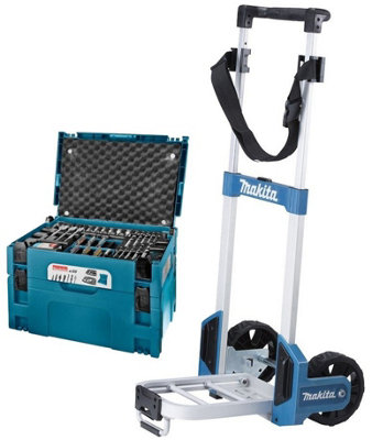 Makita Foldable MakPac Case Trolley Sack Truck + Makpac Cases + Accessories