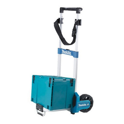 Makita Foldable MakPac Case Trolley Sack Truck with Belt + Deep Makpac 3 Case