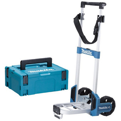 Makita Foldable MakPac Case Trolley Sack Truck with Belt + Makpac 2 Case