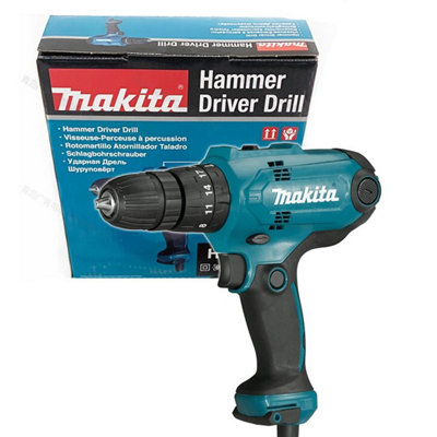 Makita HP0300 110v Corded Combi Hammer Drill 10mm Chuck 2.5m Cable
