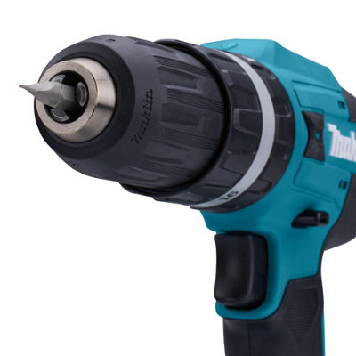 Makita HP488DAE 18v Lithium Combi Hammer Drill 2x 2Ah - 100 Screwdriver Bit Set