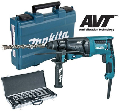 Makita sds drill on sale and chisel set