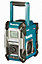 Makita Job Site Bluetooth Radio MR002GZ Blue LXT 18V 40v Max AM FM XGT USB Bare