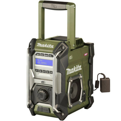 Makita Job Site DAB+ Digital Radio MR003GZ 02 Olive Green