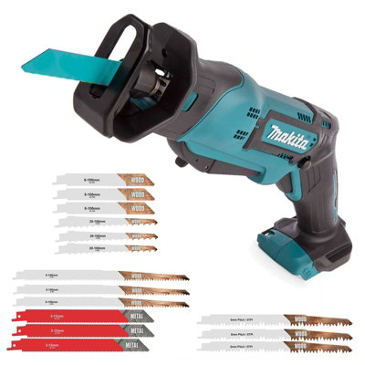 Makita JR103DZ 12V Max 10.8v CXT Cordless Reciprocating Saw Bare Unit Blades DIY at B Q