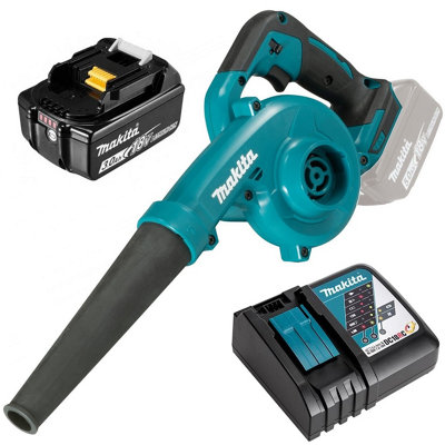 Makita LXT 18v DUB185RJ Garden Leaf Blower Li-Ion + Nozzle + Battery + Charger