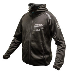 Makita LXT Black Zip Up Sports Hoodie Jacket L XL Extra Large - Limited Edition