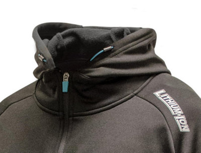Makita LXT Black Zip Up Sports Hoodie Jacket L XL Extra