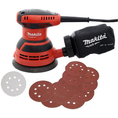 Makita m9204 125mm electric random outlet orbit sander 240v