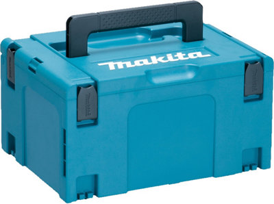 Makita MAKPAC 3 Stacking Connector Tool Case Systainer with Wheeled Cart Trolley