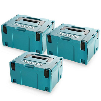 Makita MAKPAC Stacking Connector Tool Case Systainer TYPE 3 396 X 296 X 210 x 3