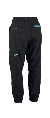 Makita MK301W Axis Stretch Joggers for Women Black Size - S