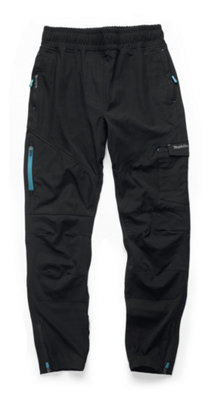 Makita MK301W Axis Stretch Joggers for Women Black Size - S