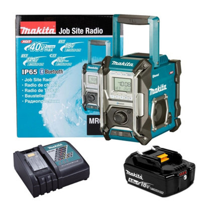 Makita MR002GZ Site Bluetooth Radio LXT 18V 5.0Ah Batt & Charger MR002GZPACK2