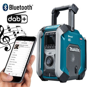 Makita MR007GZ Digital DAB Site Radio DAB + Bluetooth USB Charger 18V 40V XGT