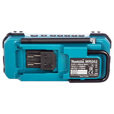 Makita ラジオ　MR052/BL1015 マキタ 充電式ラジオ MR052DZ+バッテリBL1015x1個+充電器DC10WC付 10.8