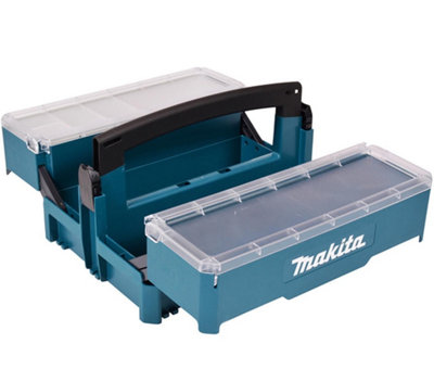 Makita P-84137 Stackable MakPac Cantilever Tool Box Organiser + 5 Insert Boxes