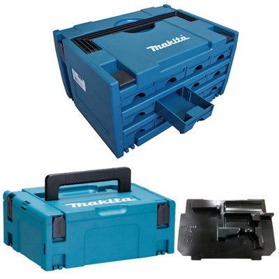 Makita tool store box with drawers