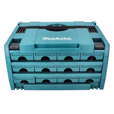 Makita P-84327 MAKPAC 12 Drawer Stacking Connector Tool Case TYPE 3 + 2 + Inlay