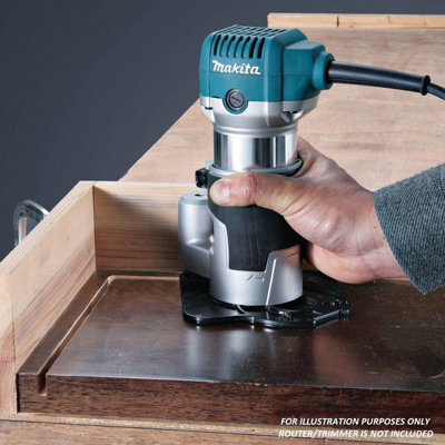 Makita RT0700CX4 240V 1/4" Router Laminate Trimmer with Guide and Offset Base