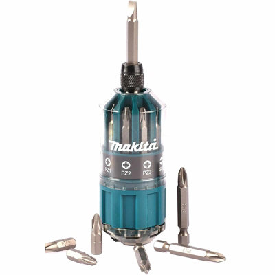 Makita Screwdriver B-43000 18 Piece Assorted Bit Set + Holder + Handle Tool Set