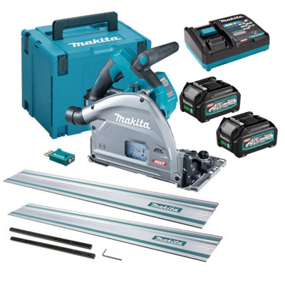 Battery makita plunge saw hot sale