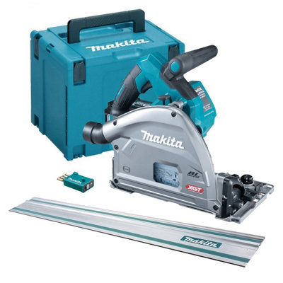Makita SP001GZ03 40v MAX XGT Brushless Plunge Saw 165mm Bare + Case + 1.0m Rail