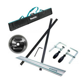 Makita SP6000 Plunge Saw Accessory Set - Rail + Connector + Clamps + Bag + Blade