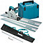 Makita SP6000J1 165mm Plunge Saw 240V with 2 x 1.5m Guide Rail in Bag + Connector & Case