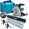 Makita SP6000J1 165mm Plunge Saw 240V with 2x1.5m Guide Rail+Clamp+Bag+Blade