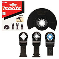 Makita Starlock Multi Tool 4 Piece Plunge Cut Segment Set - DTM50 DTM51 DTM52