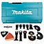 Makita Starlock Multi Tool 44 Piece Set Plunge Segment Blade Sanding Sheet DTM52