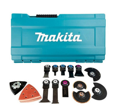 Makita Starlock Multi Tool 44 Piece Set Plunge Segment Blade Sanding Sheet DTM52