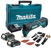 Makita TM30DWAE 12v CXT Cordless Multi Tool - 2 Batteries Charger Accessory Set