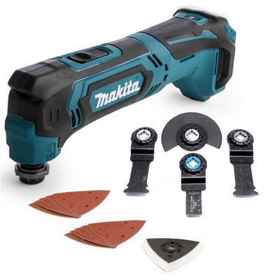 Makita TM30DZ CXT 12v Cordless Multi Tool Bare +15pc Plunge Blade Accessory Set