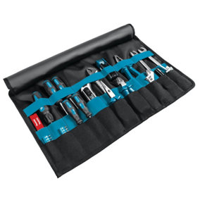 Makita Tool Wrap with Handle & Front Pocket E-05533 Blue Tool Roll Strap System