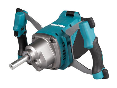 Makita UT001GT201 XGT 40Vmax Paddle Mixer with Dual 5.0Ah Batteries for Heavy-Duty Mixing
