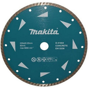 Makita Wave Diamond Segmented Cutting Wheel Saw Blade 230mm 22mm For DCE090