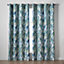 Mal 66" x 54" Green (Ring Top Curtains)