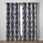 Mal 90" x 90" Charcoal (Ring Top Curtains)