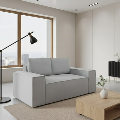 Malaga Small Sofa Bed Compact Fold Out 2 Seater Sofa with Hidden ...