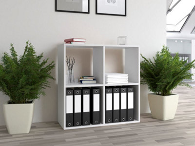 Malax 2X2 Compartment Shelf White