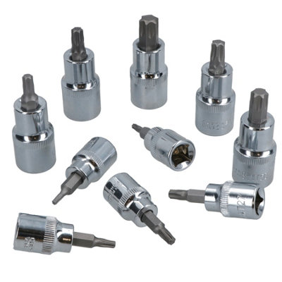 Male Female Torx Star E Sockets 1/4