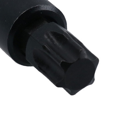 1/2in Drive Impact Torx Star Socket Set - T20 To T70 - 10pc - Black Oxide - AB Tools AV020