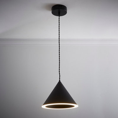 Mali Black Metal Aluminum Led Pendant