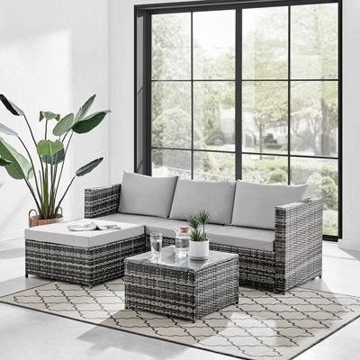 3 seater rattan online corner sofa