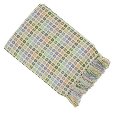 Malini Multicoloured Textured Throw