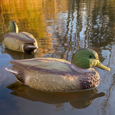 Mallard Duck Hunting Shooting Floating Decoy Pond Decoration