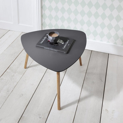Malme Extra Large Side Table in Storm Grey and Natural Pine