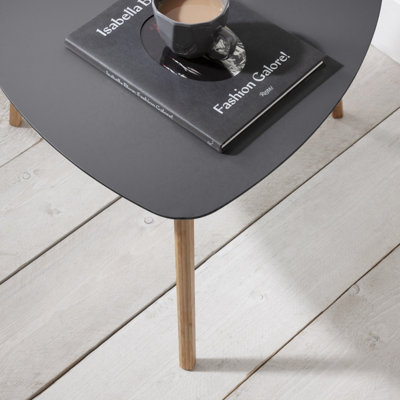 Malme Extra Large Side Table in Storm Grey and Natural Pine
